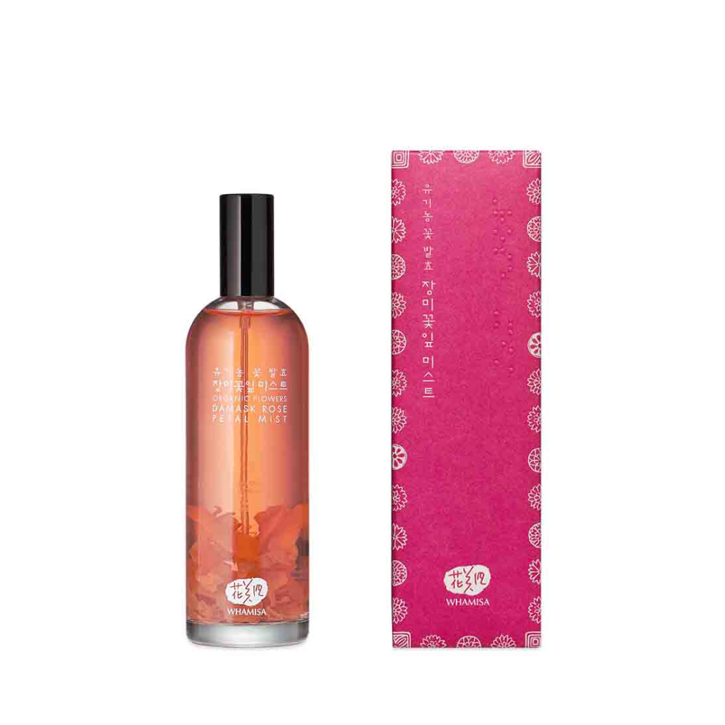 Organic Flowers Damask Rose Petal Mist