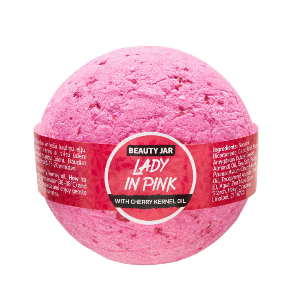 Beauty Jar | Lady In Pink Bath Bomb - NaturelleShop.se